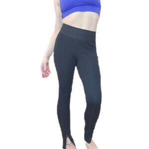 Zara Womens Black Dress Pants Leggings Cropped Zipped Ankle Size Small
